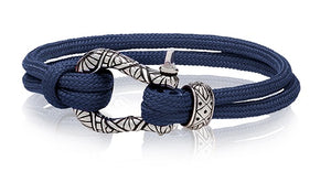 ARZ Steel Navy Blue Cord U lock