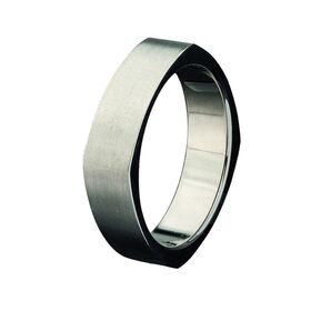 Titanium Square Sided Wedding Band (7mm)