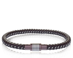 ARZ Steel Steel Bracelet Brown