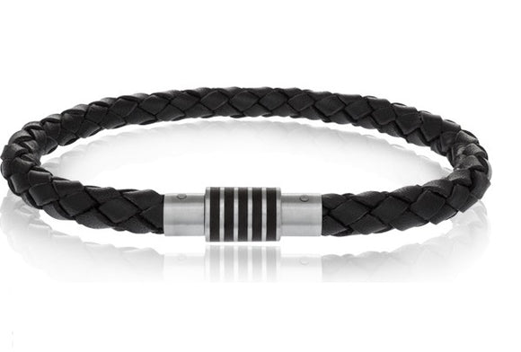 ARZ Steel Steel Bracelet Black