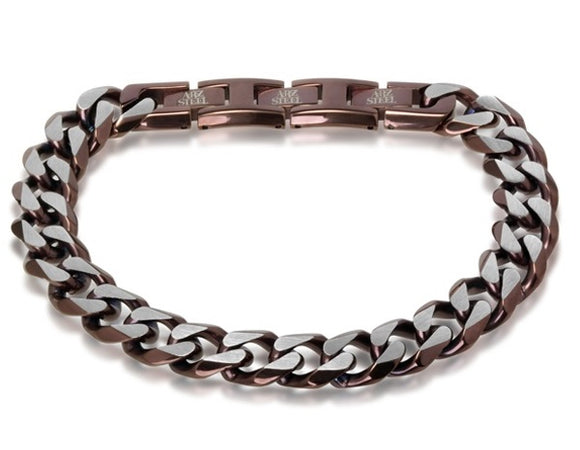 ARZ Steel Steel Brown/Grey Bracelet