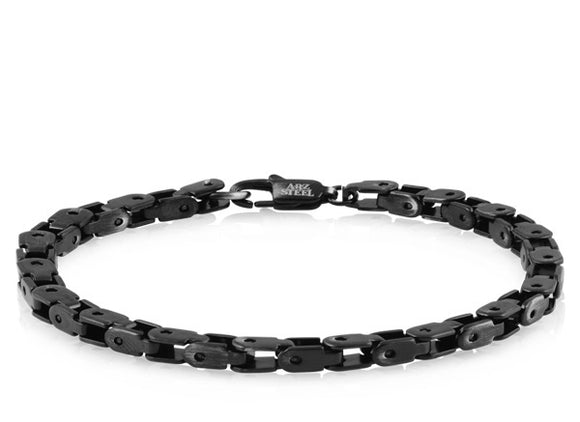 ARZ Steel Black Bracelet