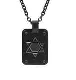 ARZ Steel Star of David Pendant