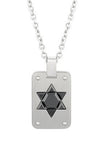 ARZ Steel Star of David Pendant