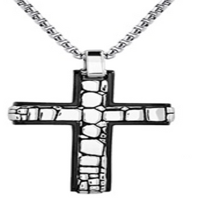 ARZ Steel Cross Pendant SS-P133