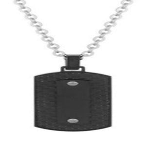 ARZ Steel Black Steel Pendant