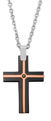 ARZ Steel Two Tone Cross