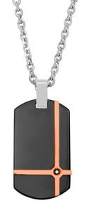 ARZ Steel Two Tone Pendant